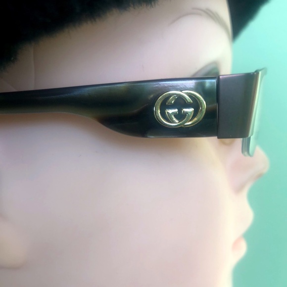 Gucci Brown Half Rim Eyeglasses 2859 Italy /COA - Picture 5 of 11